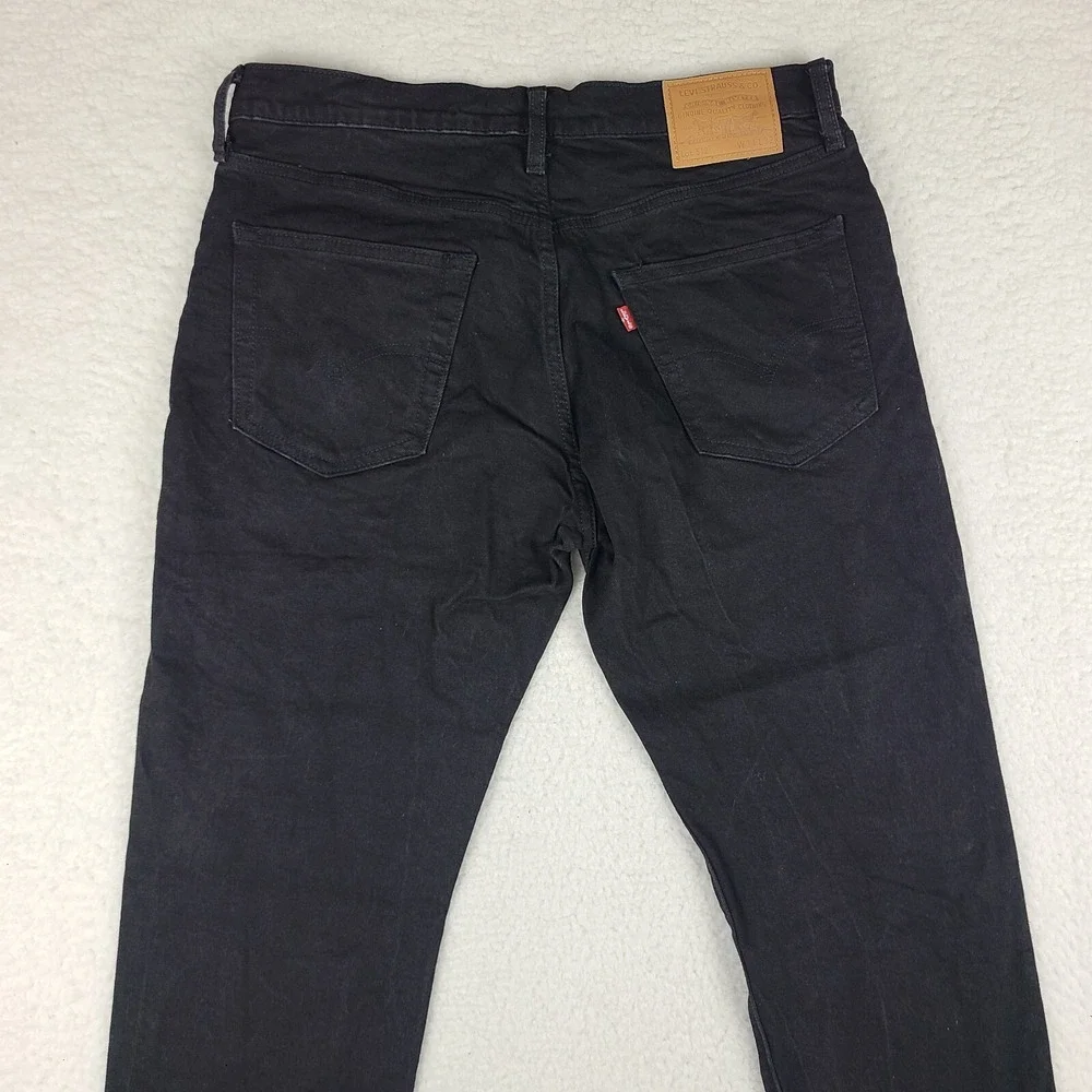 Levi's Premium‎ Lot 512 Jeans Mens 34x32 Slim Taper Black Wash